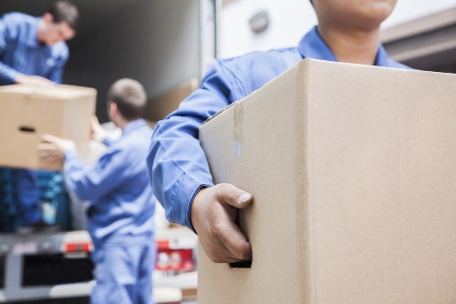 Professional removal van supporting a home move in Stockwell