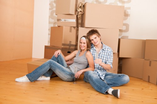 Removal company helping with a flat move in Stockwell