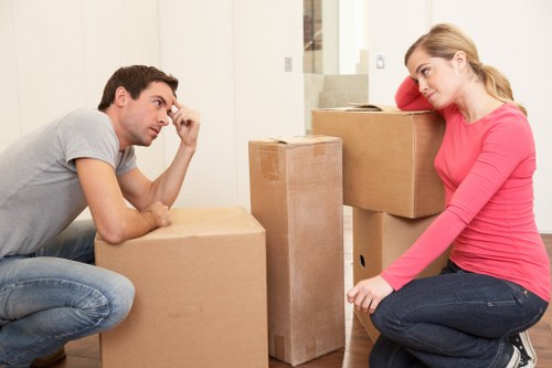 Charity donation items prepared for reuse after a house clearance