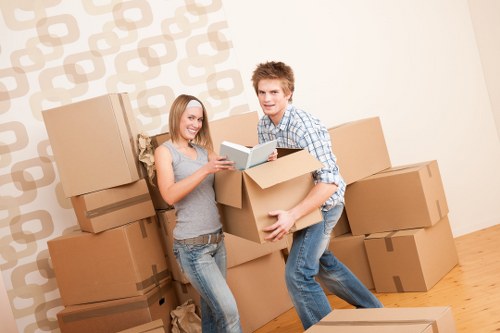 Preparation and packing support for a local Stockwell move