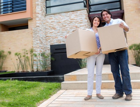 Packed moving boxes and furniture protection for Stockwell removals